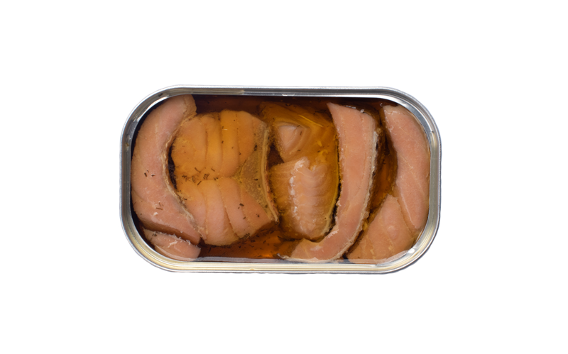 Filetes de Truta Fumados a Frio com Endro e Funcho