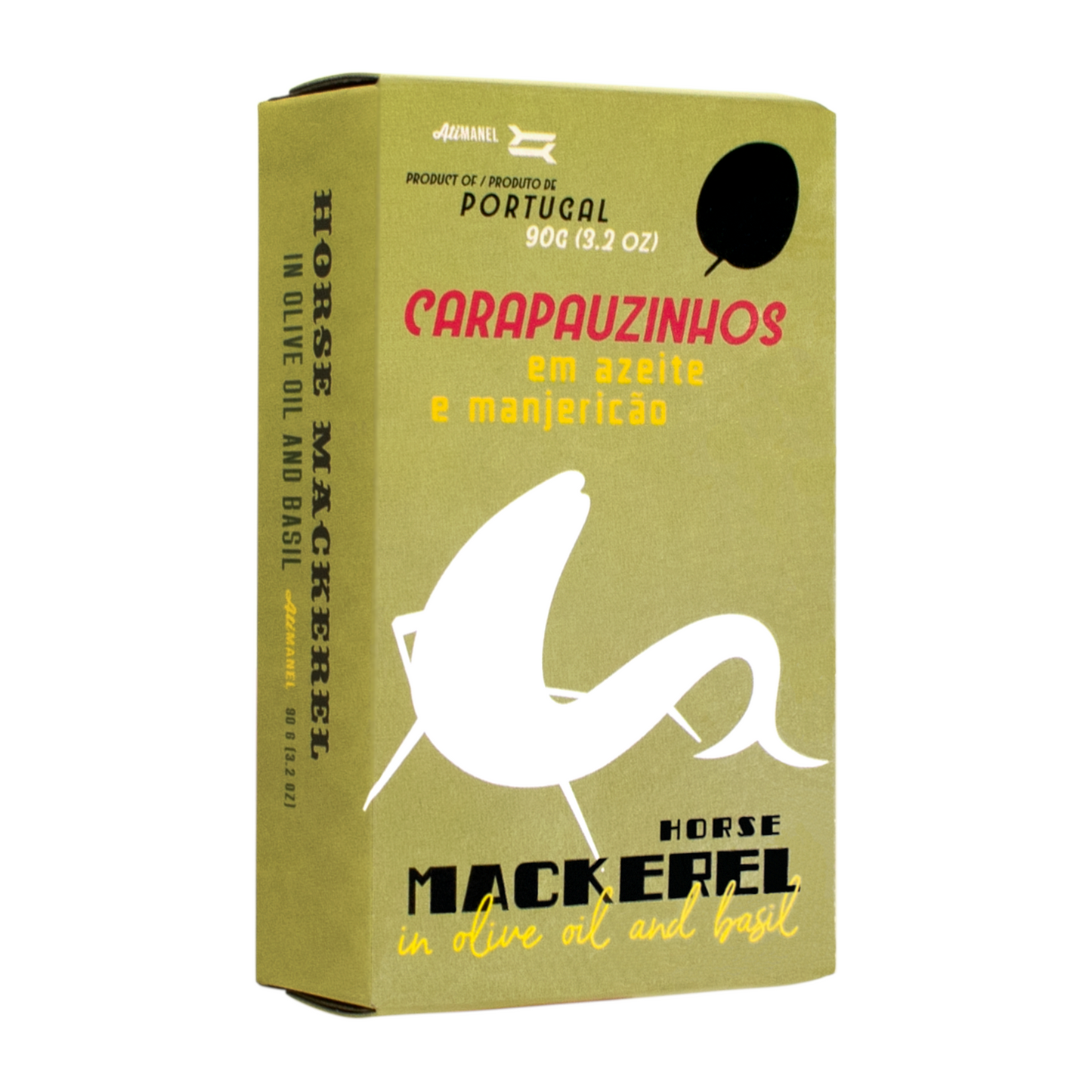 Kleine Holzmakrelen in Olivenöl und Basilikum