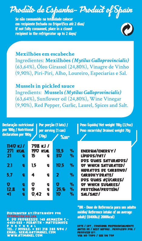 Muscheln in Scharfer Marinade