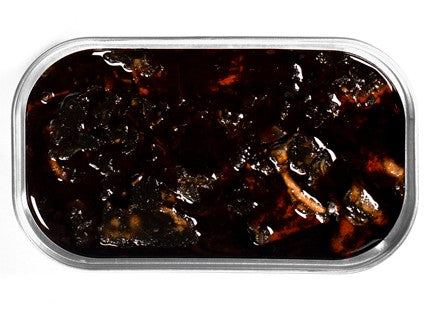 Tintenfisch in eigener Tinte