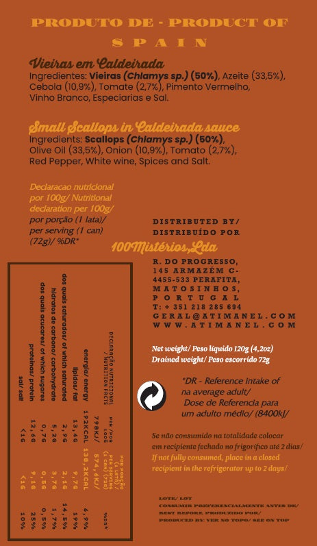 Jakobsmuscheln nach Caldeirada-Art (Eintopf)