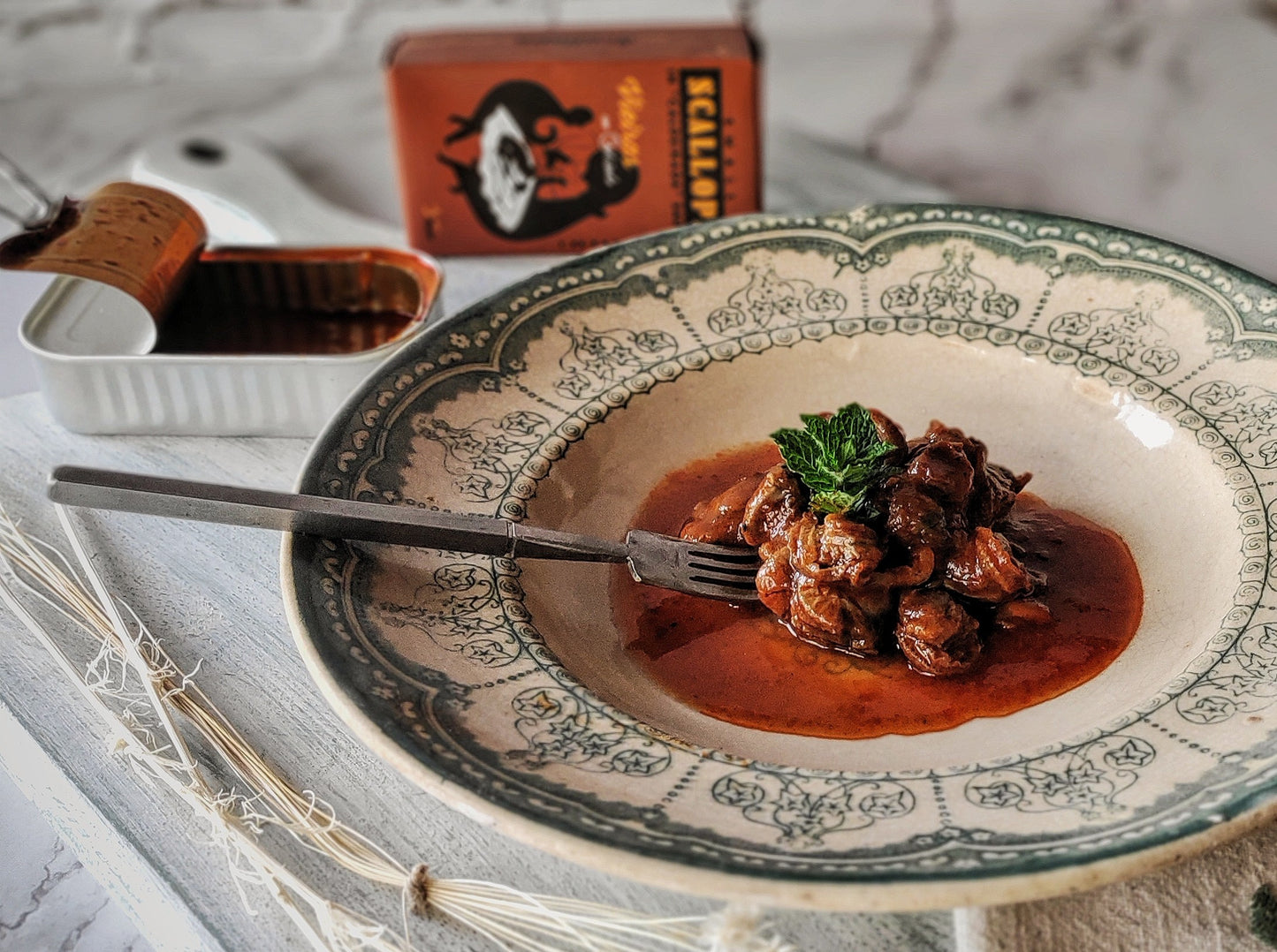 Jakobsmuscheln nach Caldeirada-Art (Eintopf)