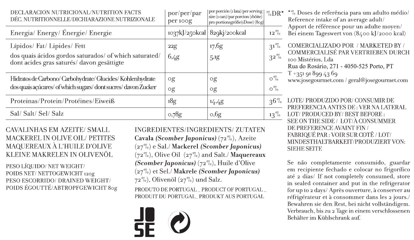 Cavalinhas em Azeite