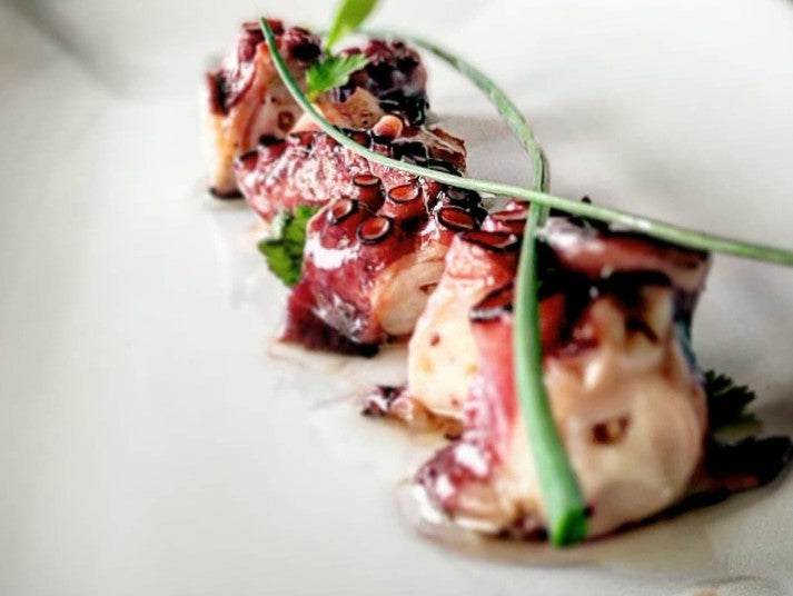 Octopus in Olive Oil with piri-piri