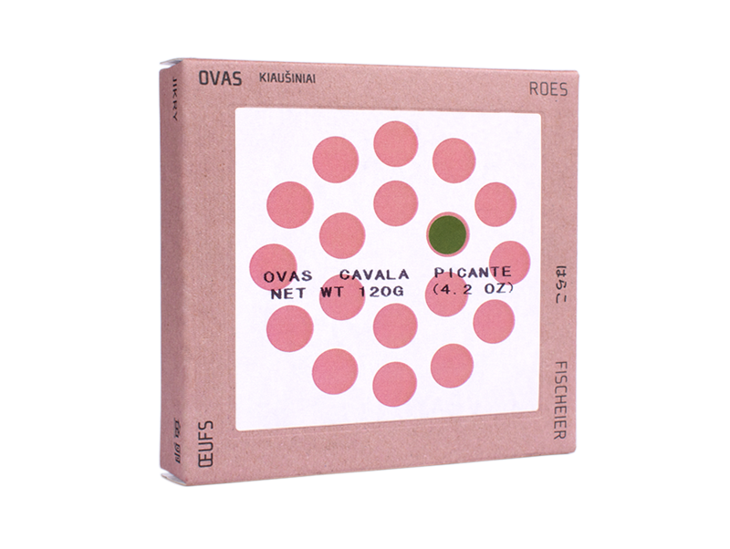 Makrelenrogen in Scharfem Olivenöl
