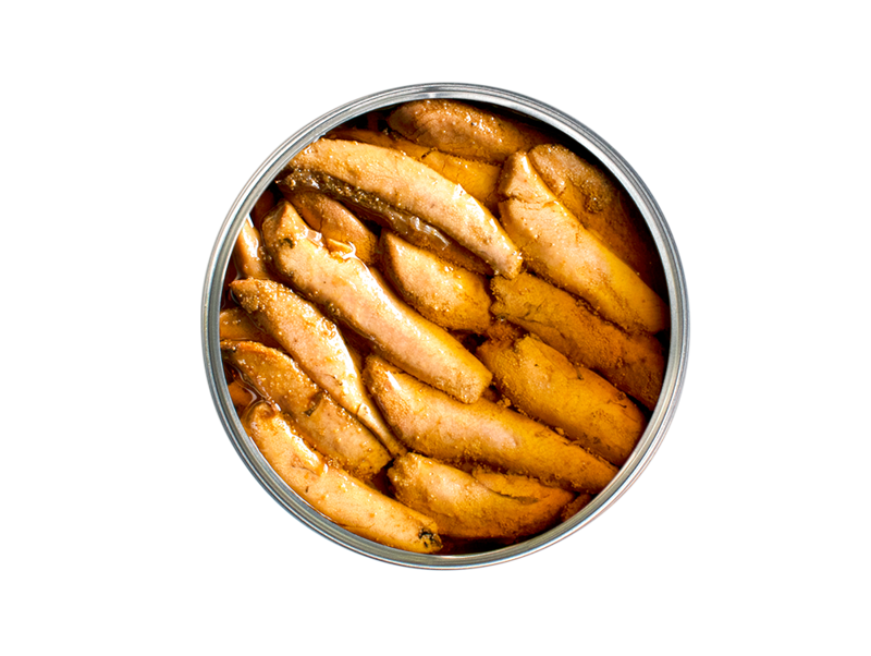 Sardinenrogen in Scharfem Olivenöl