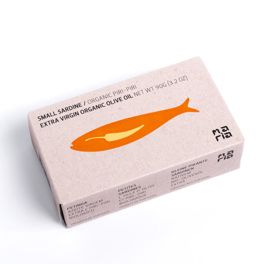 Small Sardines in Organic Piri-piri and Olive Oil