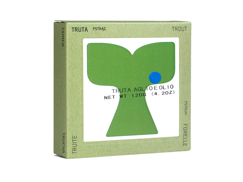 Forellenfilet in Aglio e Olio Soße