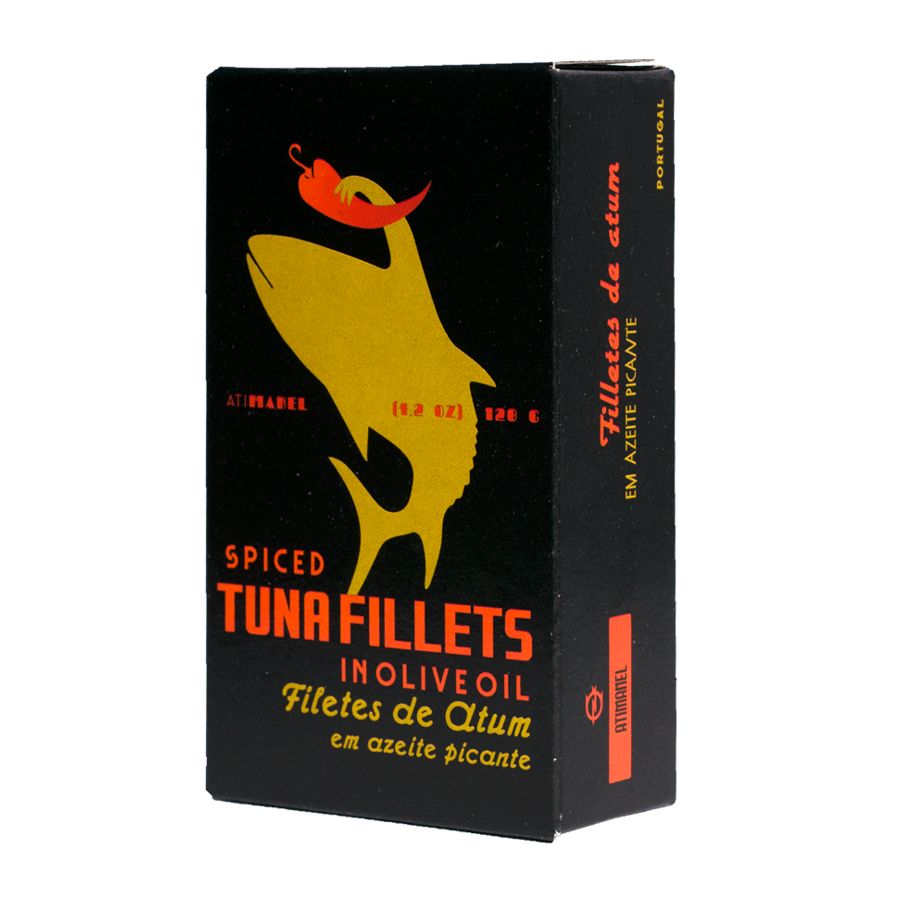 Thunfischfilets in Scharfem Olivenöl