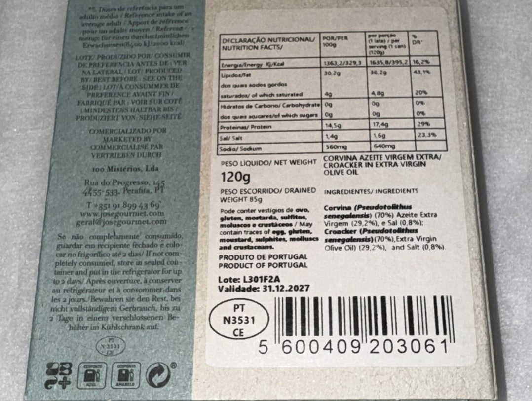 Adlerfisch in Olivenöl